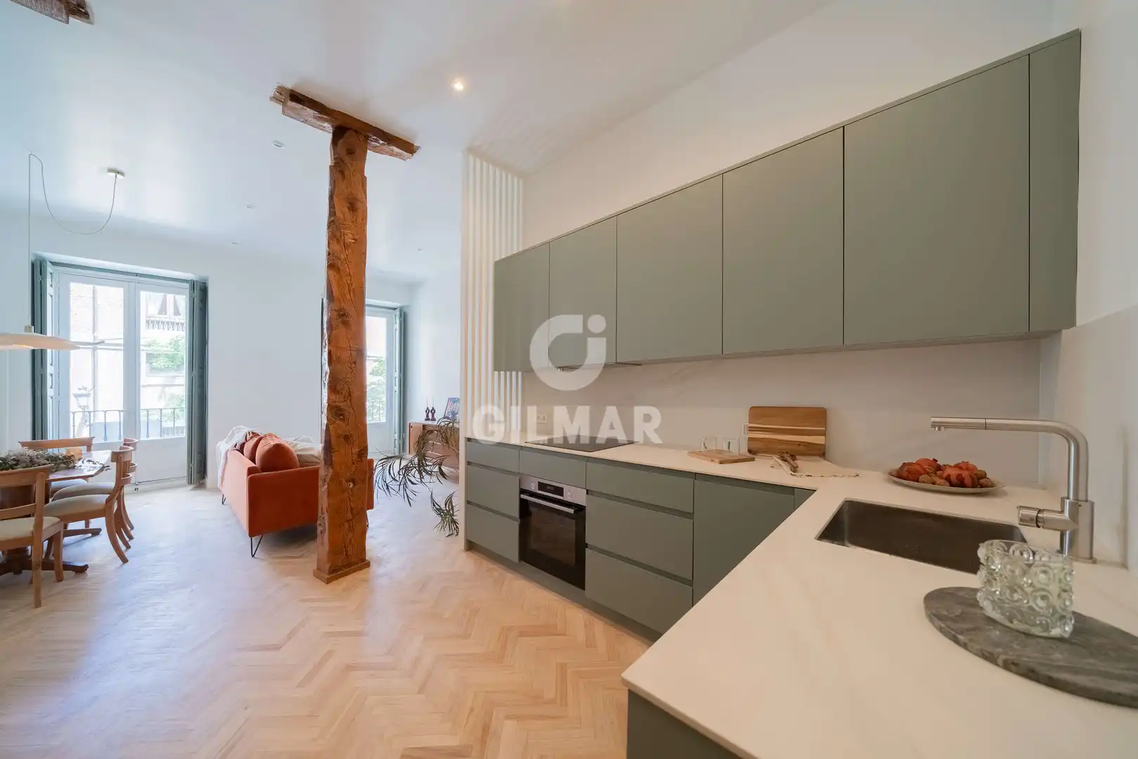Kitchen of Flat for sale in Madrid  with Heating