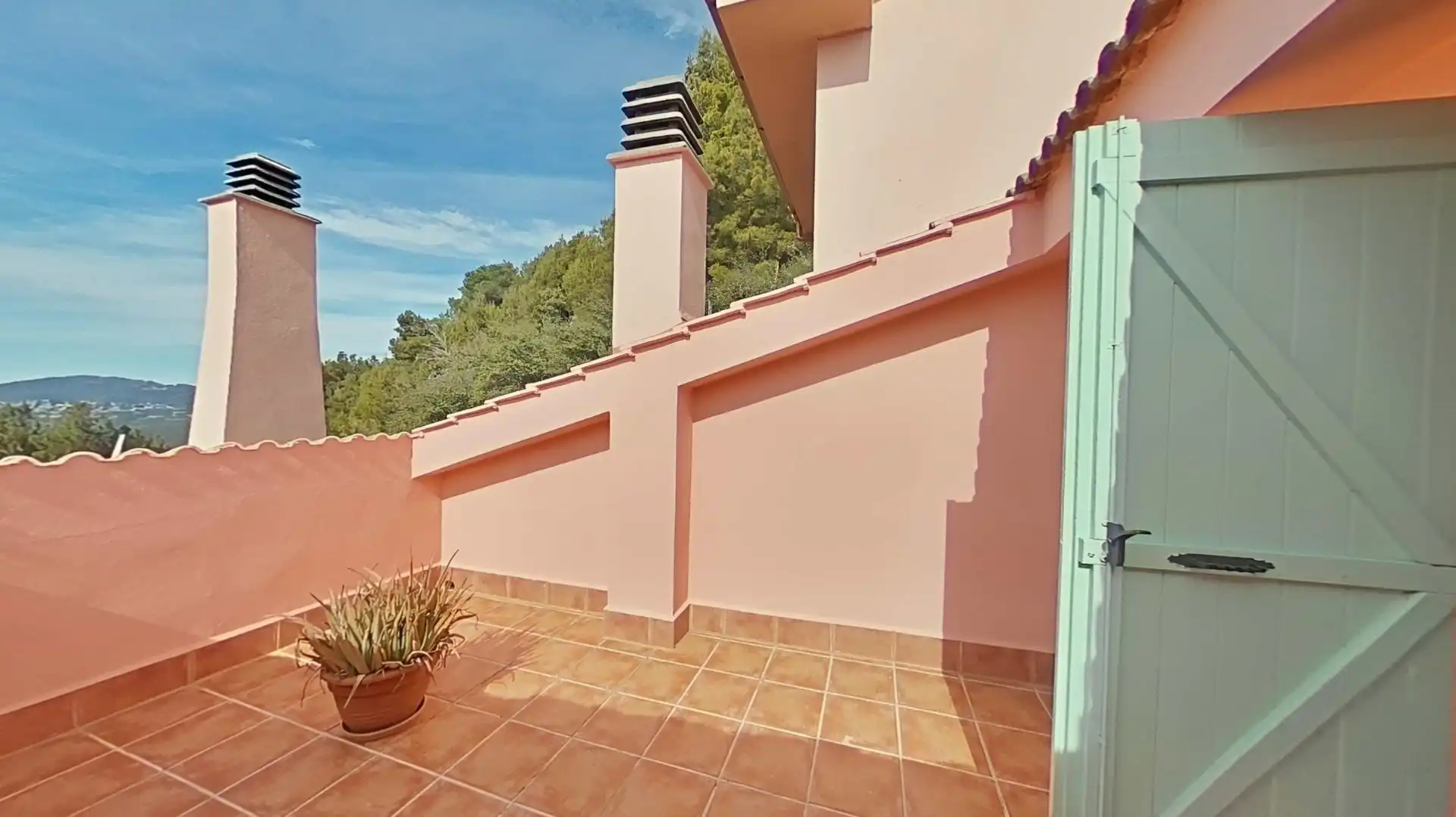 Terraza de Casa o chalet en venta en L'Ametlla del Vallès con Aire acondicionado, Calefacción y Jardín privado