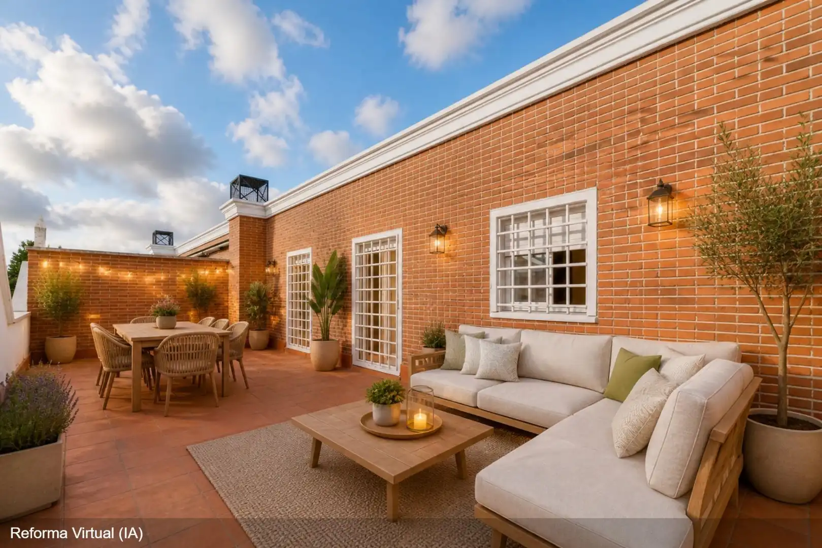 Terraza de Casa adosada en venta en Pozuelo de Alarcón con Calefacción, Jardín privado y Terraza