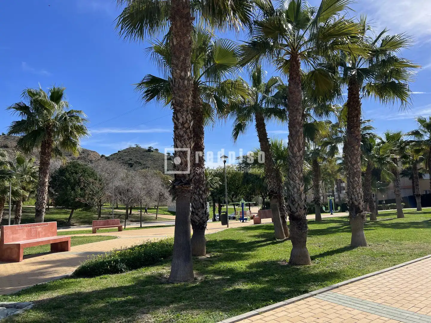 Vista exterior de Piso de alquiler en Málaga con Aire acondicionado, Calefacción y Jardín privado