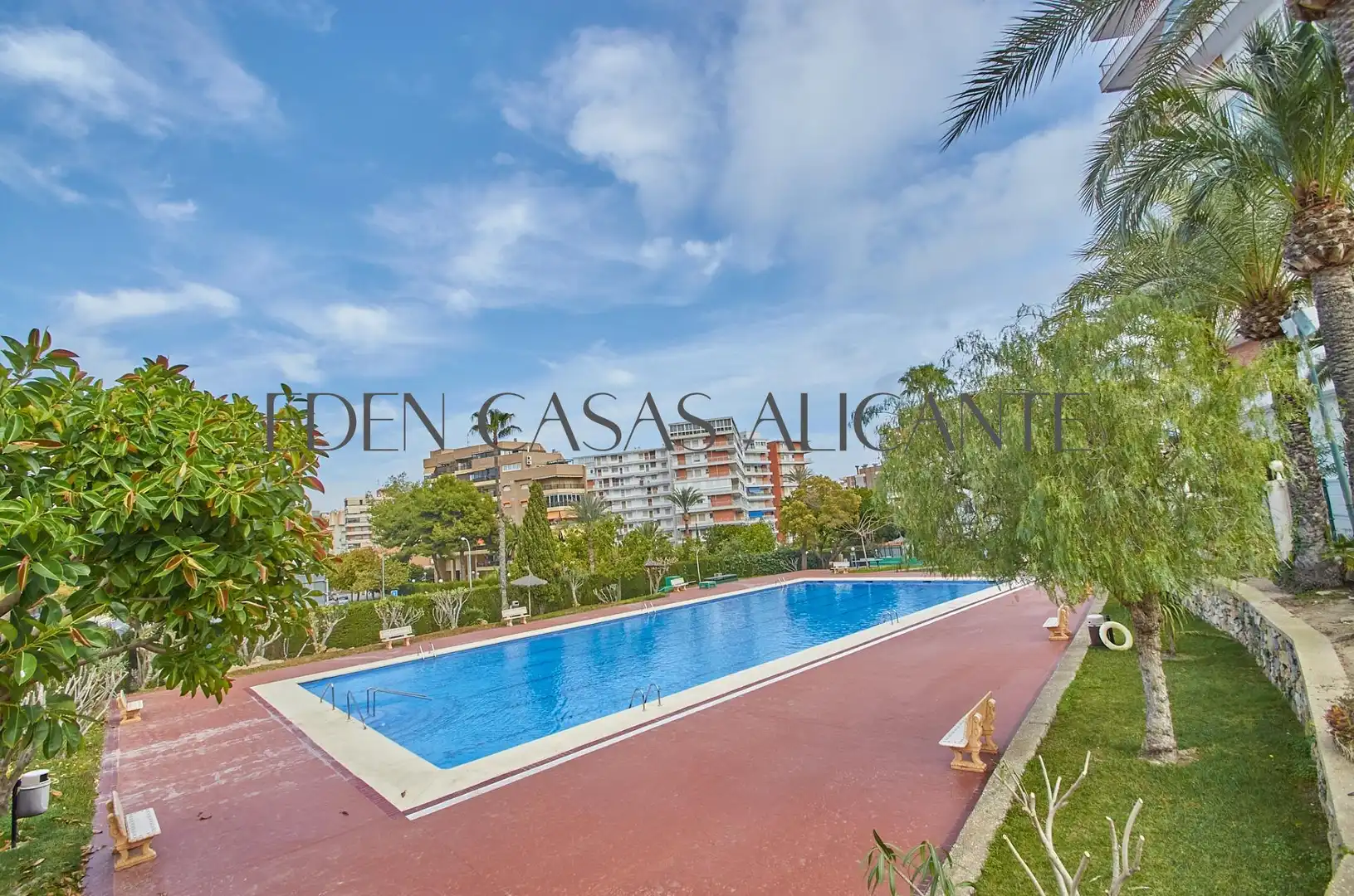 Jardín de Apartamento en venta en Alicante / Alacant con Terraza, Trastero y Amueblado