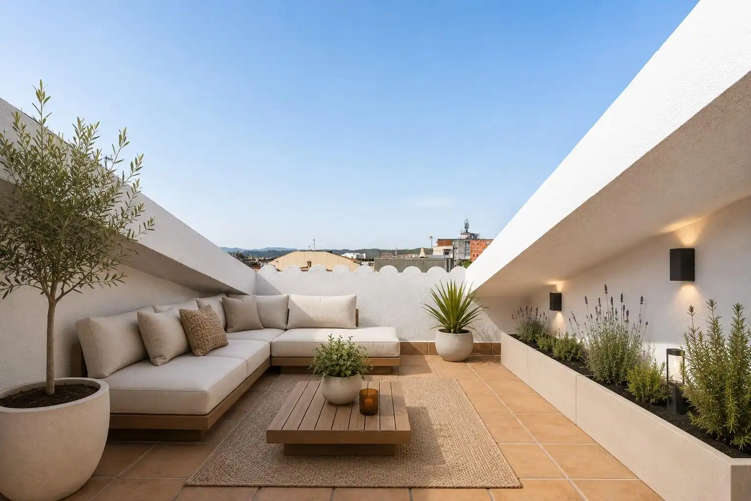 Terraza de Ático en venta en Sabadell con Aire acondicionado, Calefacción y Alarma