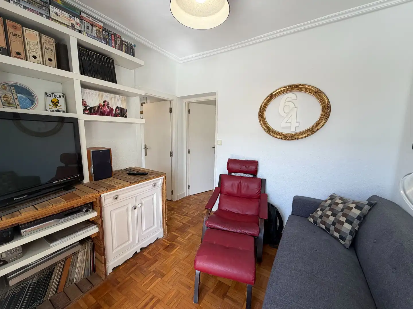 Wohnzimmer von Wohnung zum Verkauf in Altsasu / Alsasua mit Heizung