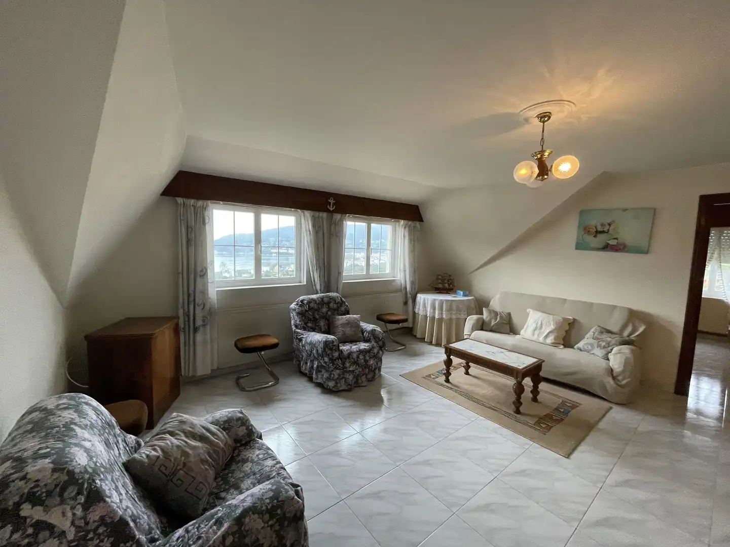 Sala de estar de Casa o chalet en venta en Cedeira con Calefacción, Jardín privado y Terraza
