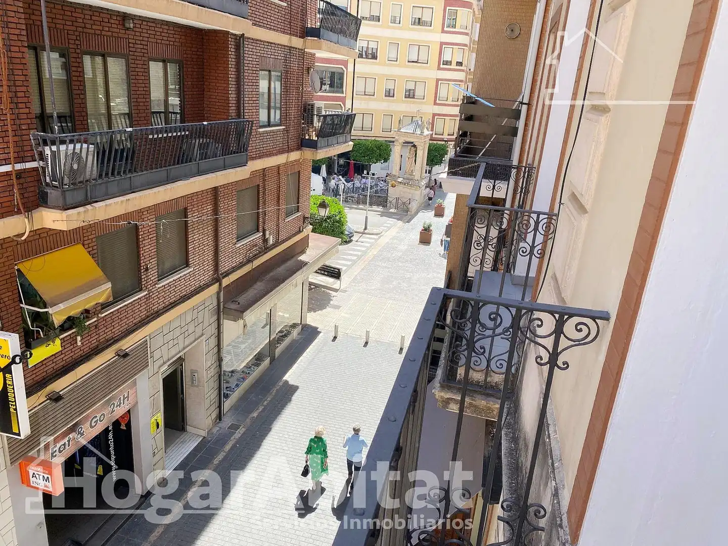 Vista exterior de Pis en venda en Alzira amb Calefacció, Moblat i Balcó