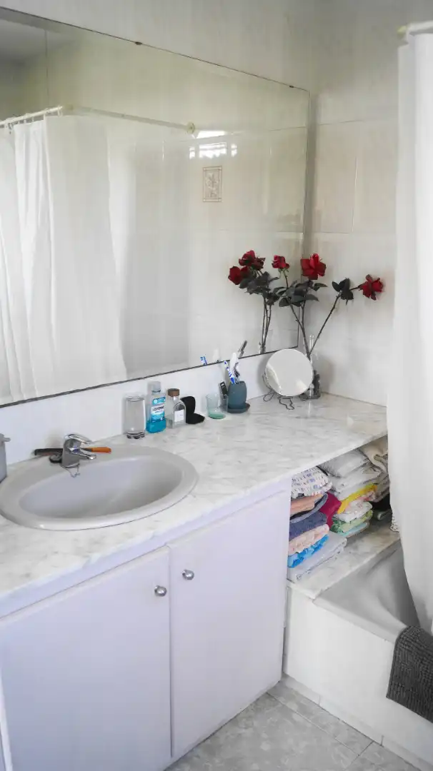 Badezimmer von Haus oder Chalet zum Verkauf in L'Ametlla del Vallès mit Klimaanlage, Heizung und Privatgarten