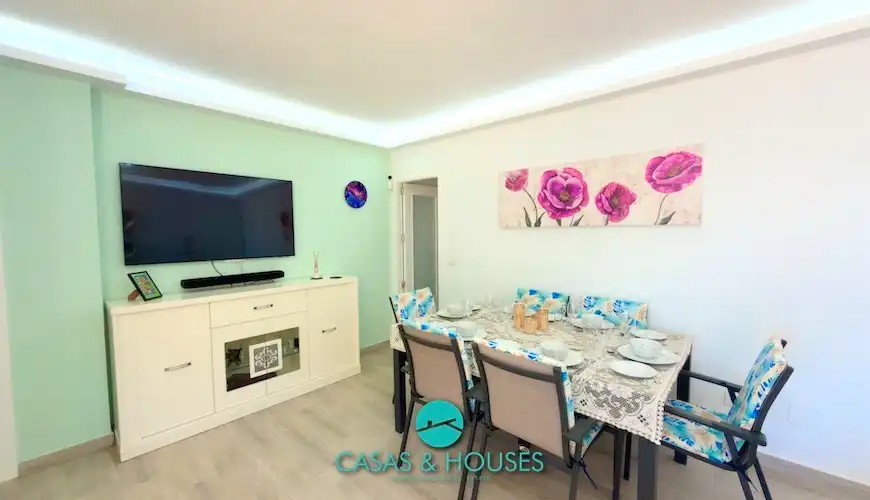 Dining room of Apartments for sale in La Manga del Mar Menor  with Air Conditioner, Heating and Terrace