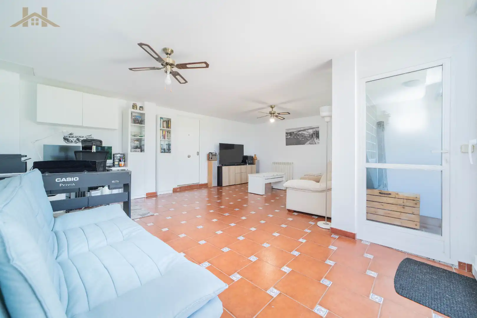 Sala de estar de Casa adosada en venta en Las Rozas de Madrid
