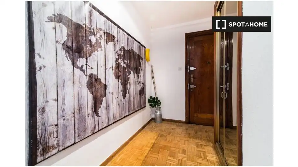 Flat for share in Madrid  with Air Conditioner, Heating and Furnished