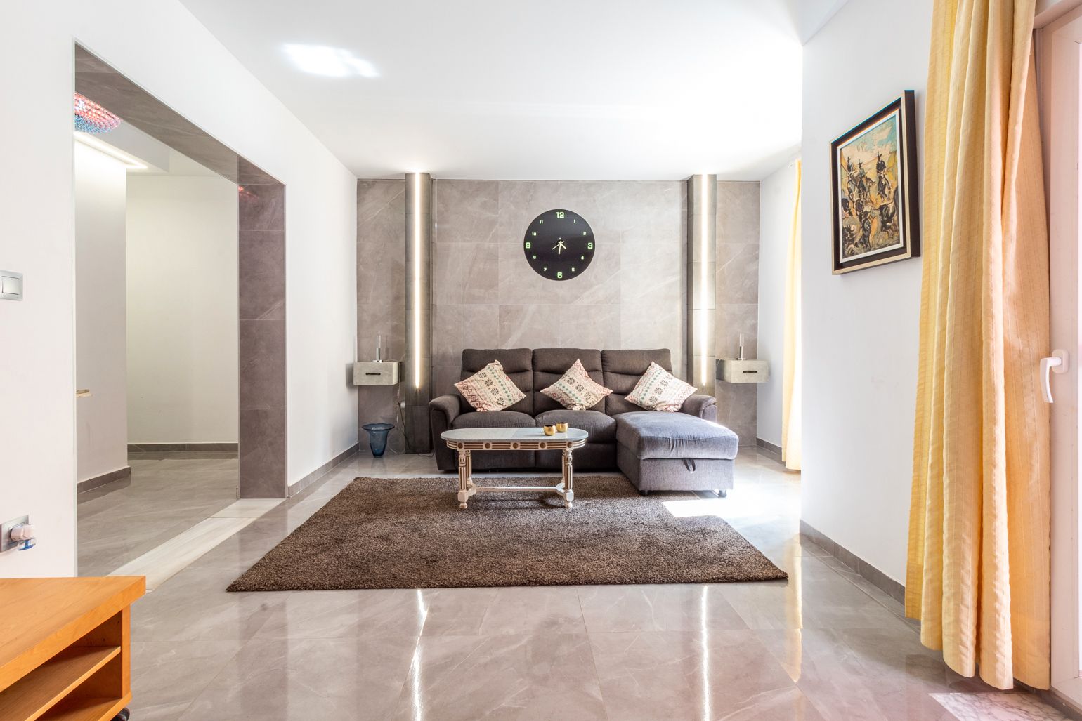 Living room of Flat for sale in Torremolinos  with Air Conditioner, Terrace and Furnished