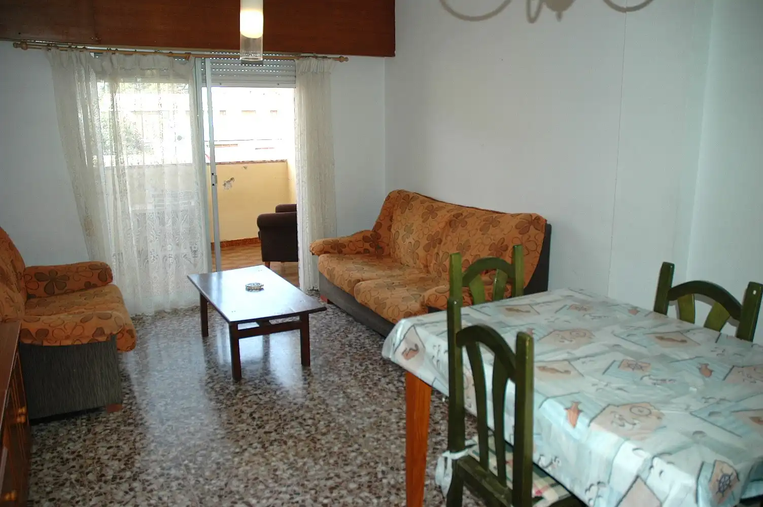Sala de estar de Piso en venta en Cartagena con Terraza, Amueblado y Horno