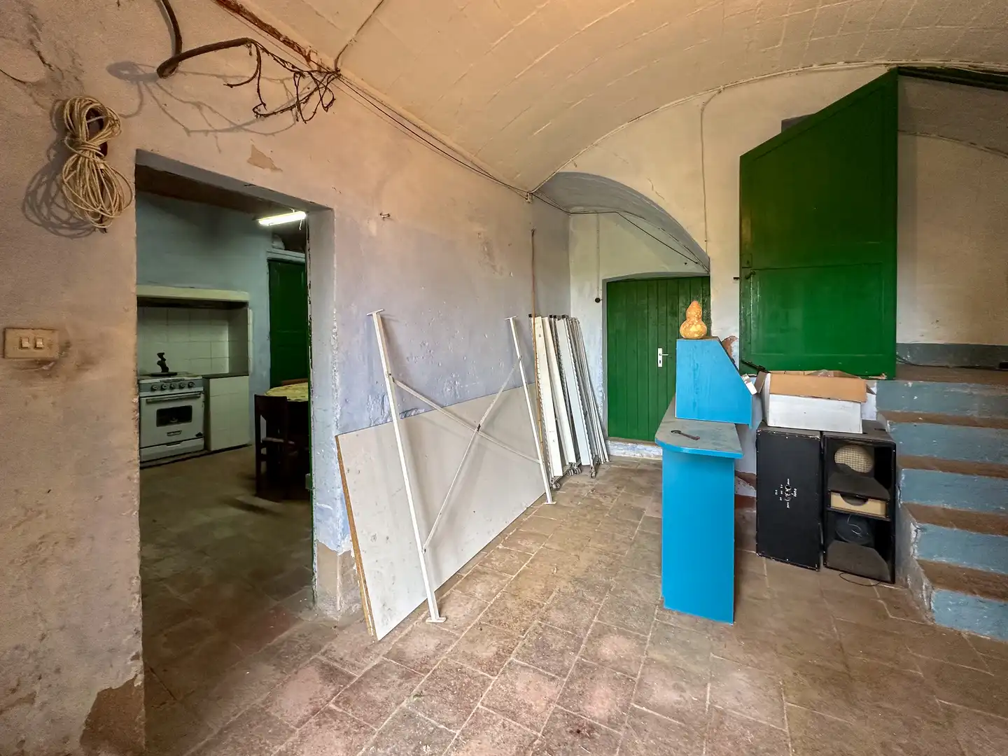 Cocina de Finca rústica en venta en Vall-llobrega con Jardín privado