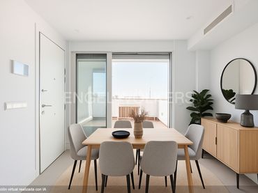 Penthouse mit Aufzug zur Miete in Centro