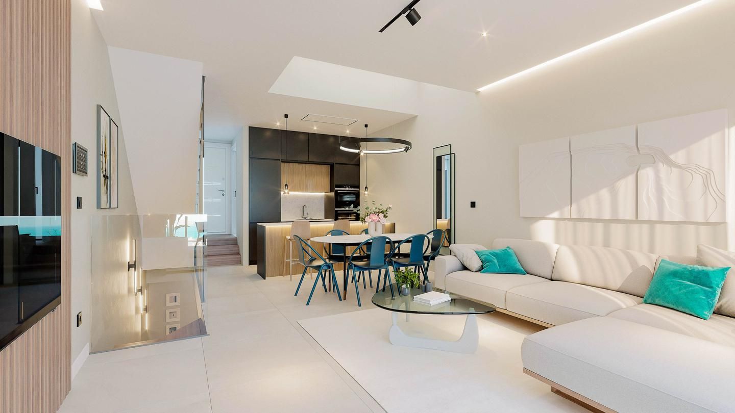 Living room of Single-family semi-detached for sale in Fuengirola  with Air Conditioner, Heating and Private garden