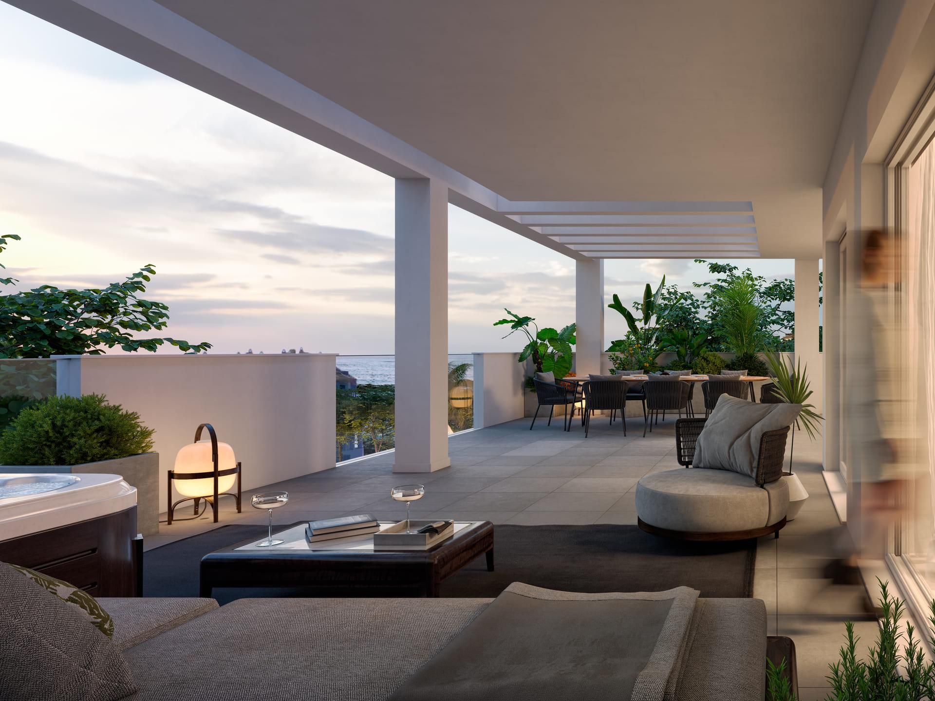 Terrace of Attic for sale in Benalmádena  with Community pool