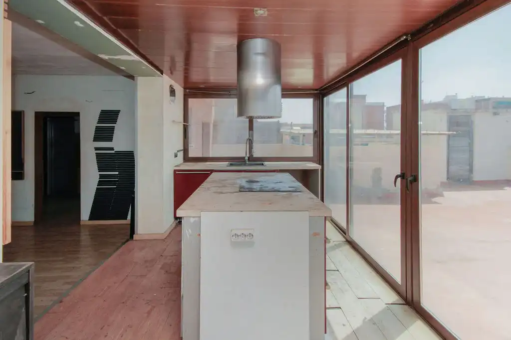Kitchen of Flat for sale in Sabadell  with Heating