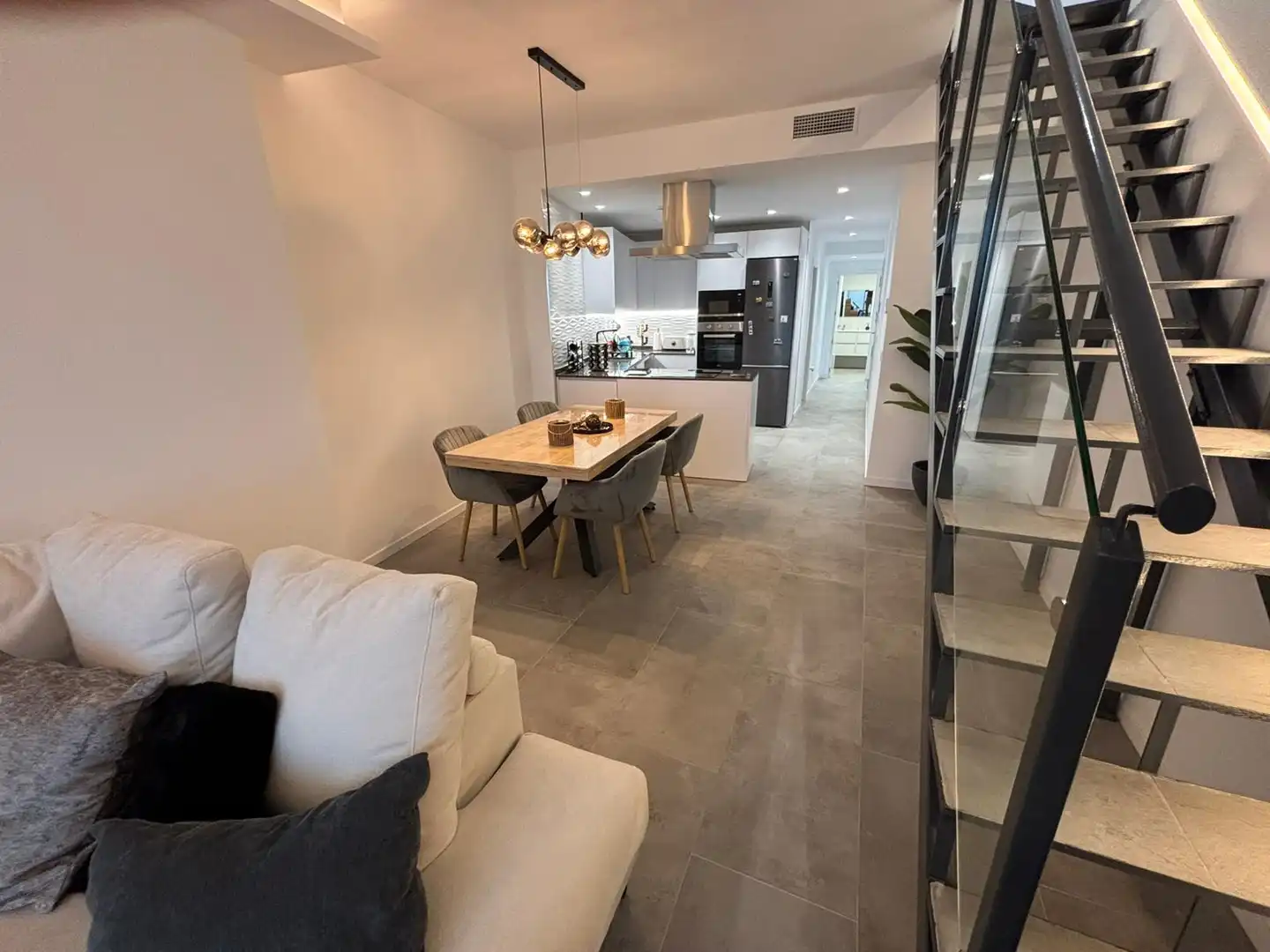 Dining room of Apartments for rent in Villajoyosa / La Vila Joiosa  with Air Conditioner, Heating and Terrace