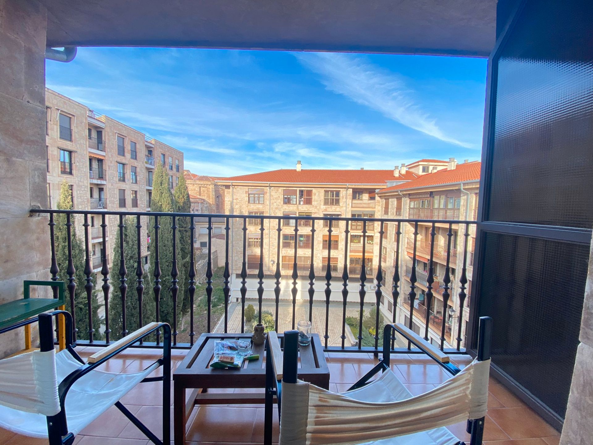 Balcony of Flat for sale in Salamanca Capital  with Heating, Furnished and Oven