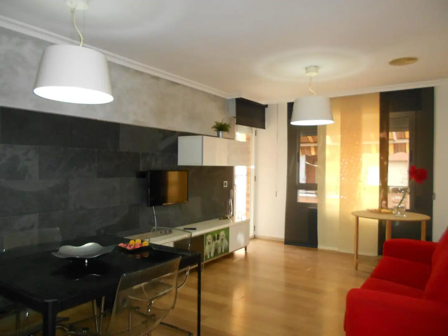 Living room of Flat for rent in Murcia  with Air Conditioner, Furnished and Balcony