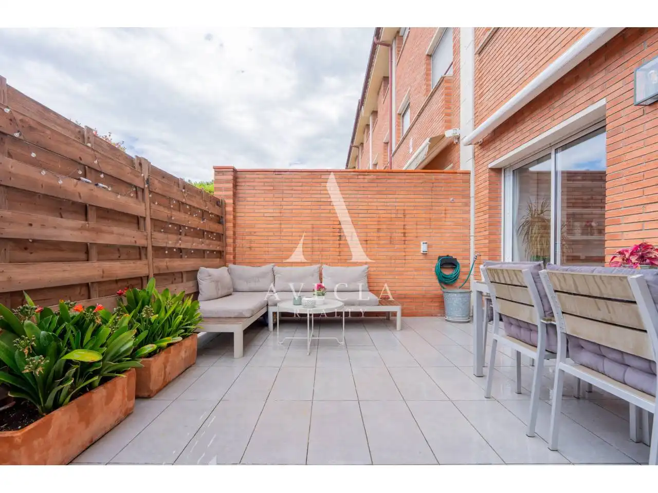 Terrace of Detached homes for sale in Sant Cugat del Vallès  with Air Conditioner, Heating and Parquet flooring