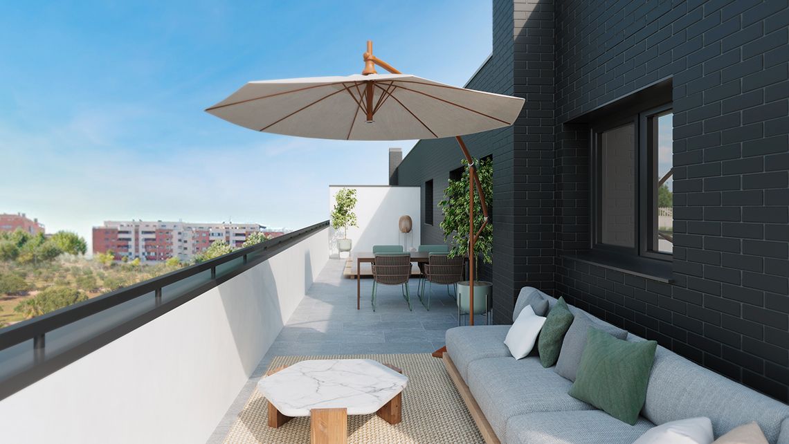Terrace of Attic for sale in Guadalajara Capital  with Heating, Terrace and Storage room