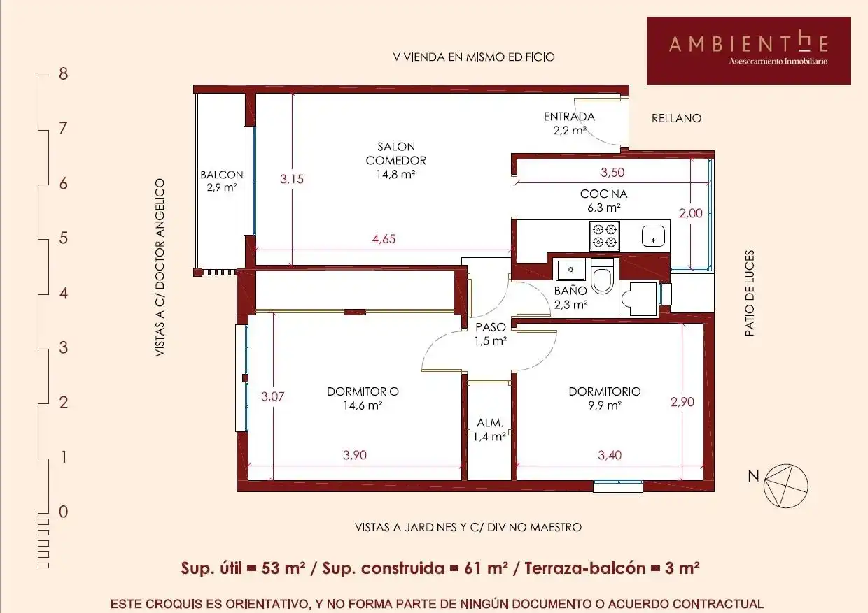 Wohnung zum Verkauf in Alboraya mit Klimaanlage, Abstellraum und Balkon