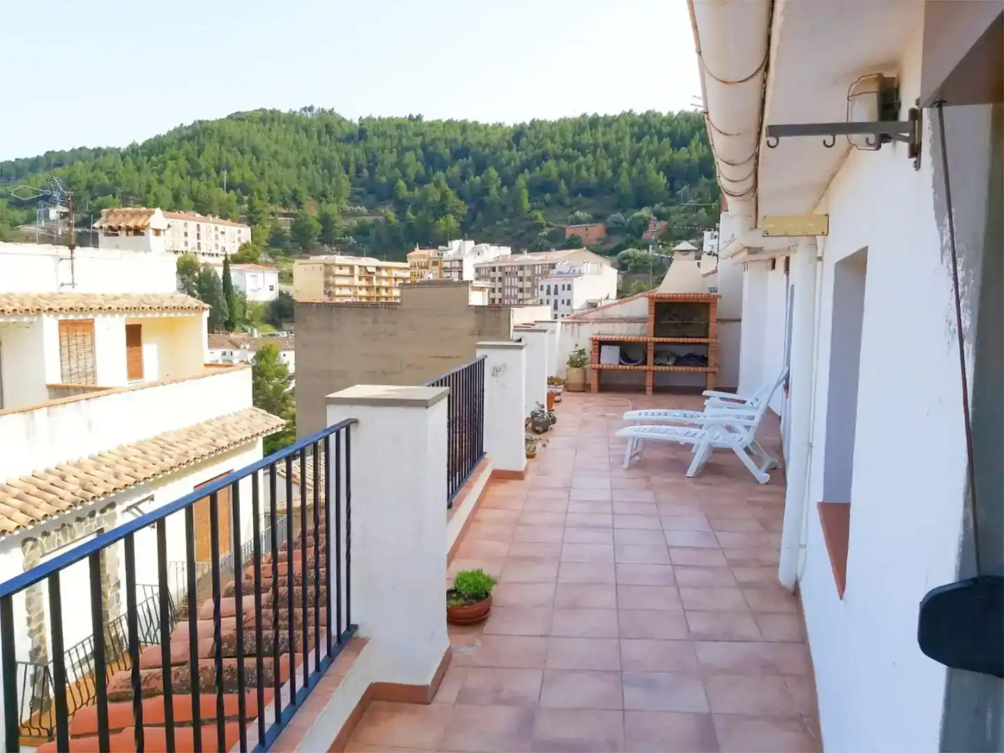 Terrasse von Maisonette zur Miete in Llucena / Lucena del Cid