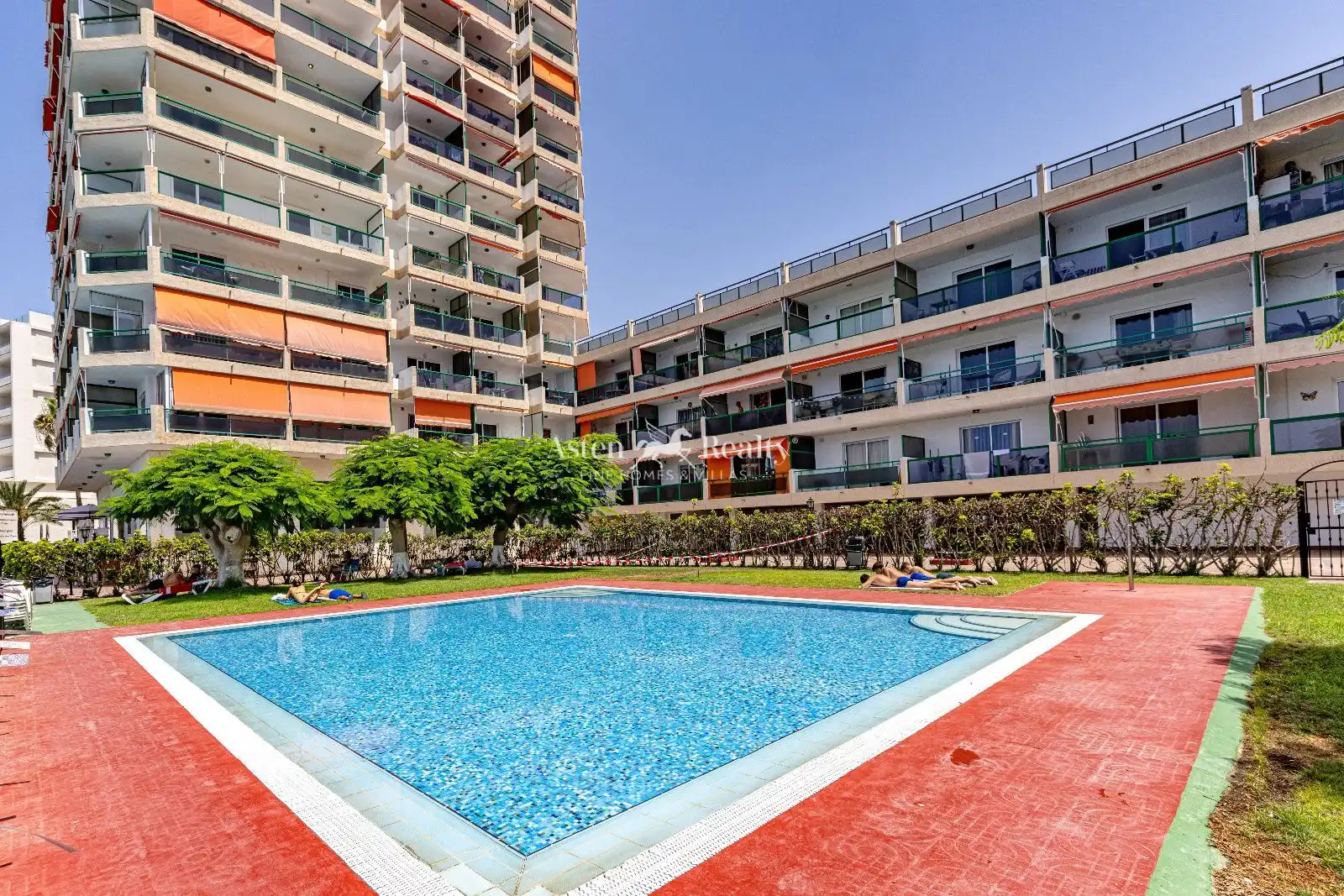 Swimming pool of Apartments for sale in Arona  with Air Conditioner, Heating and Terrace