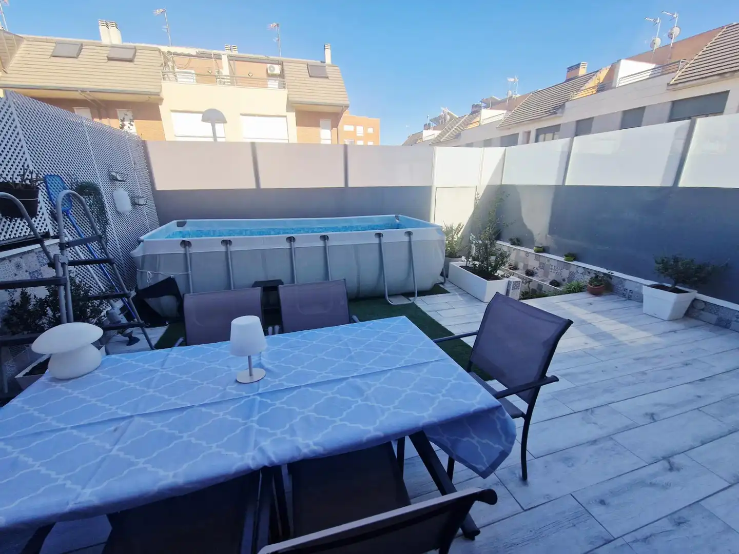 Terraza de Casa adosada en venta en Ciudad Real con Calefacción, Jardín privado y Terraza