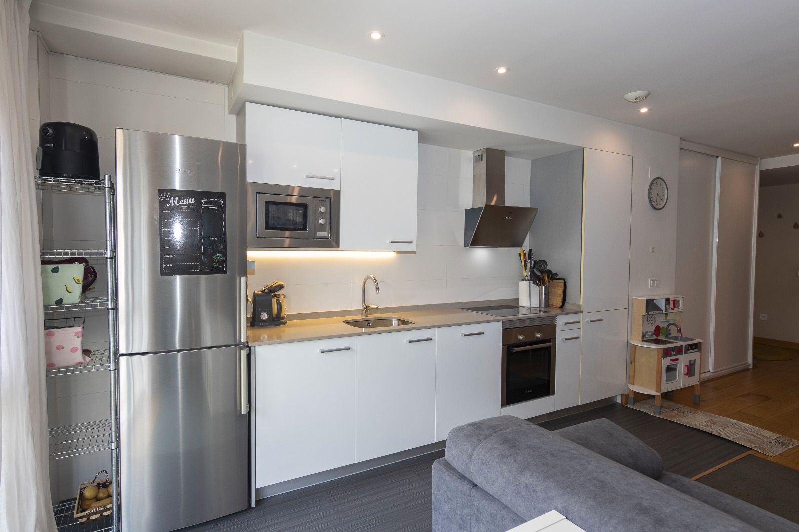 Cocina de Piso en venta en Donostia - San Sebastián  con Calefacción, Trastero y Amueblado