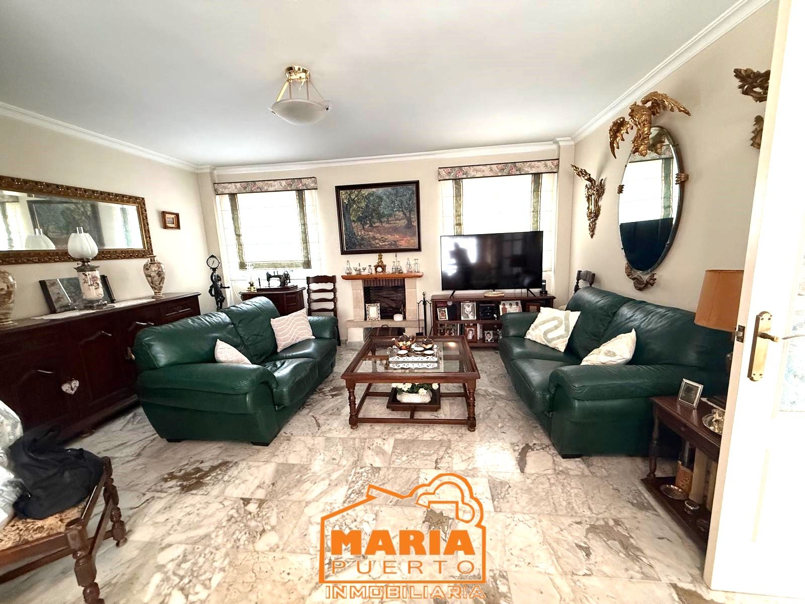 Sala de estar de Casa adosada en venta en Málaga Capital