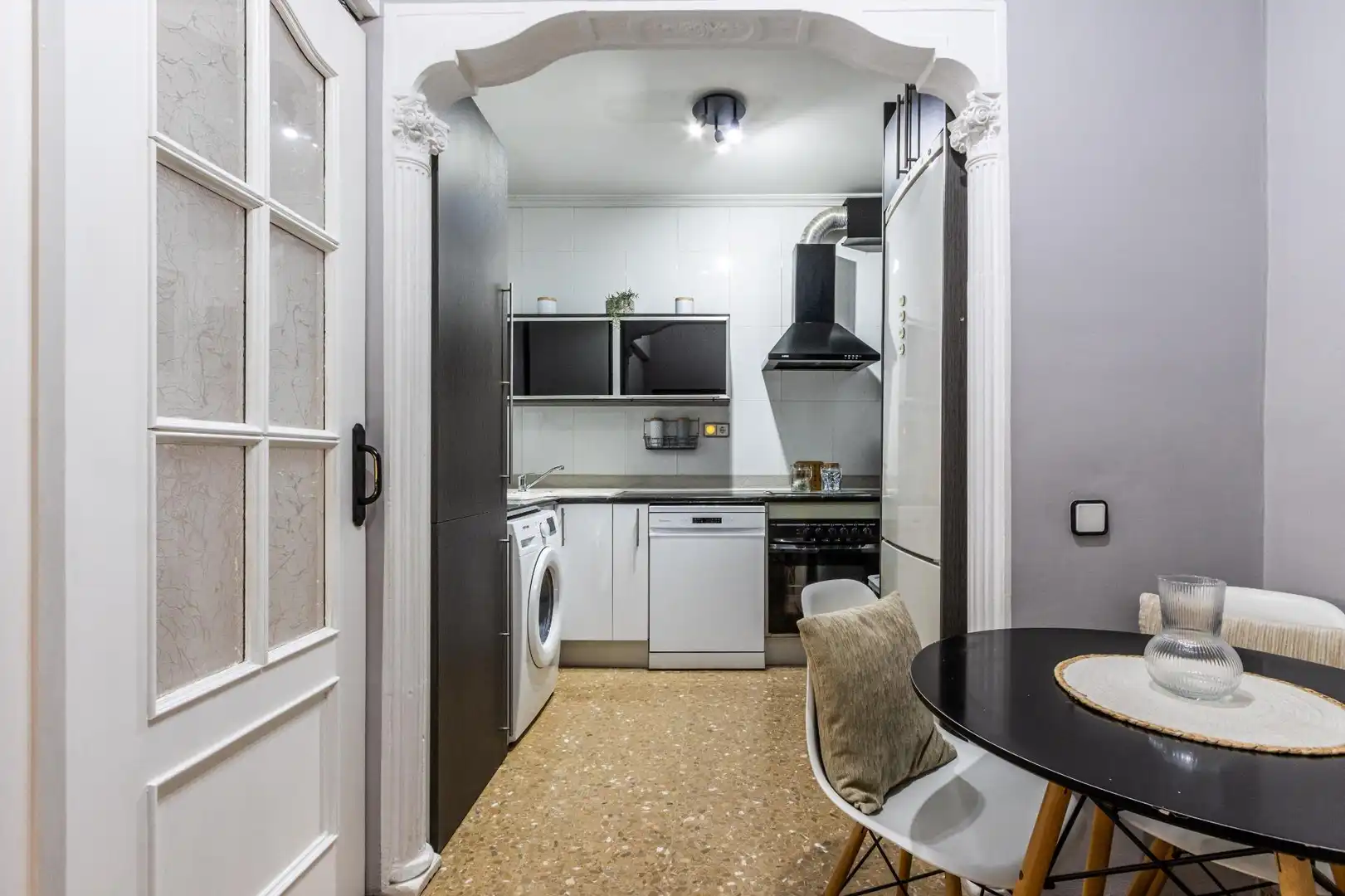 Kitchen of Flat for sale in Sabadell  with Heating, Storage room and Balcony