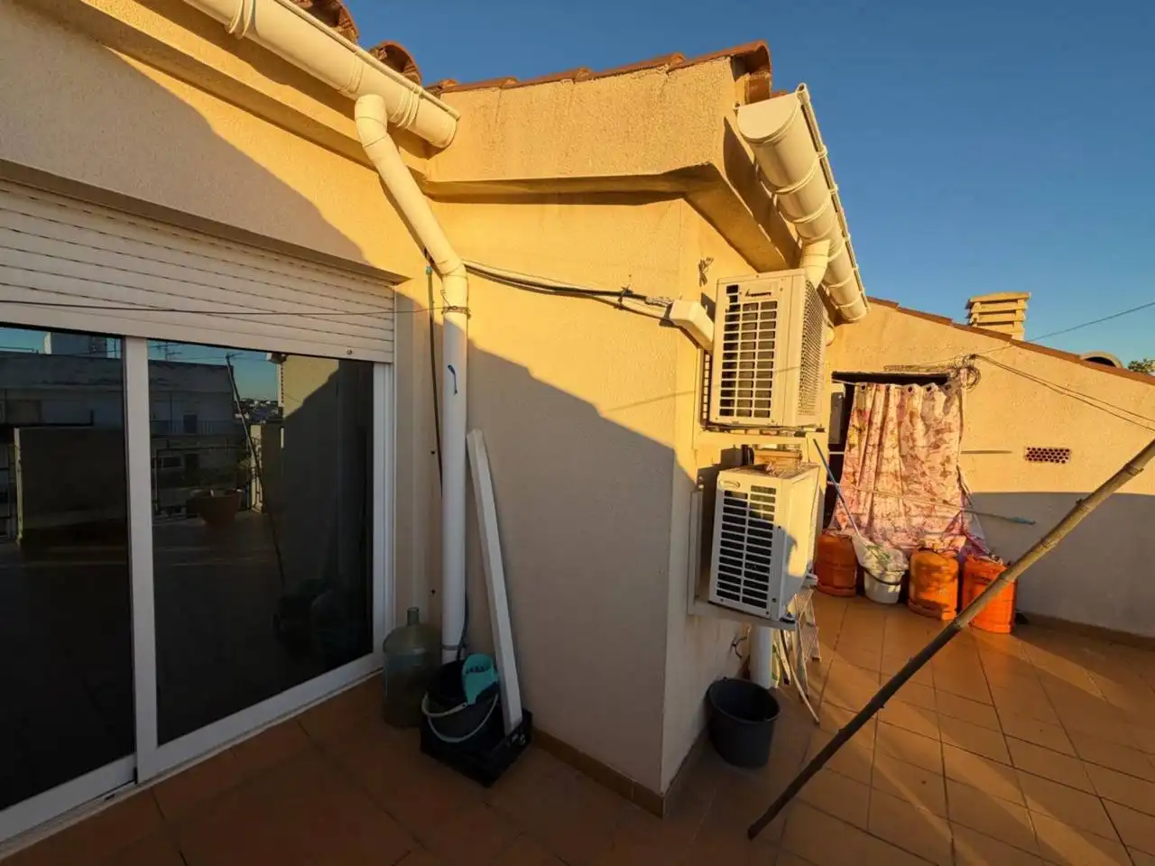 Balcony of Duplexes for sale in Castellón de la Plana / Castelló de la Plana  with Air Conditioner, Terrace and Storage room