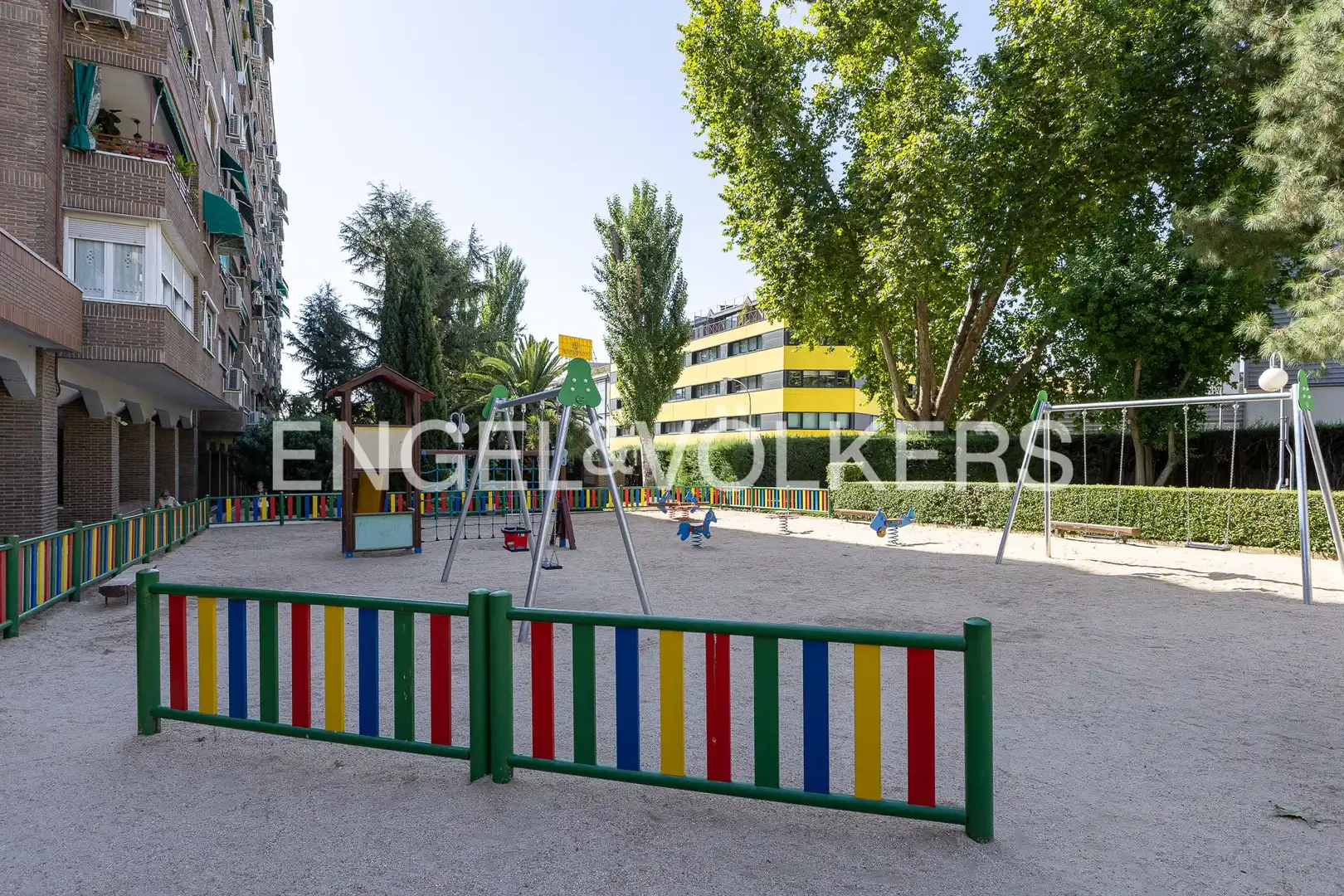 Terrace of Flat for rent in Madrid  with Air Conditioner, Heating and Private garden