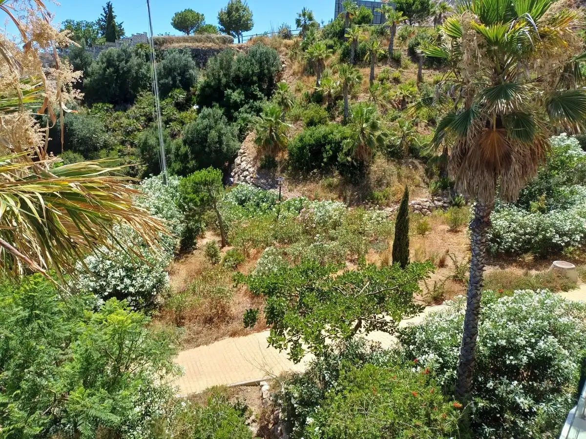 Jardí de Apartament en venda en Benalmádena amb Aire condicionat, Terrassa i Jacuzzi