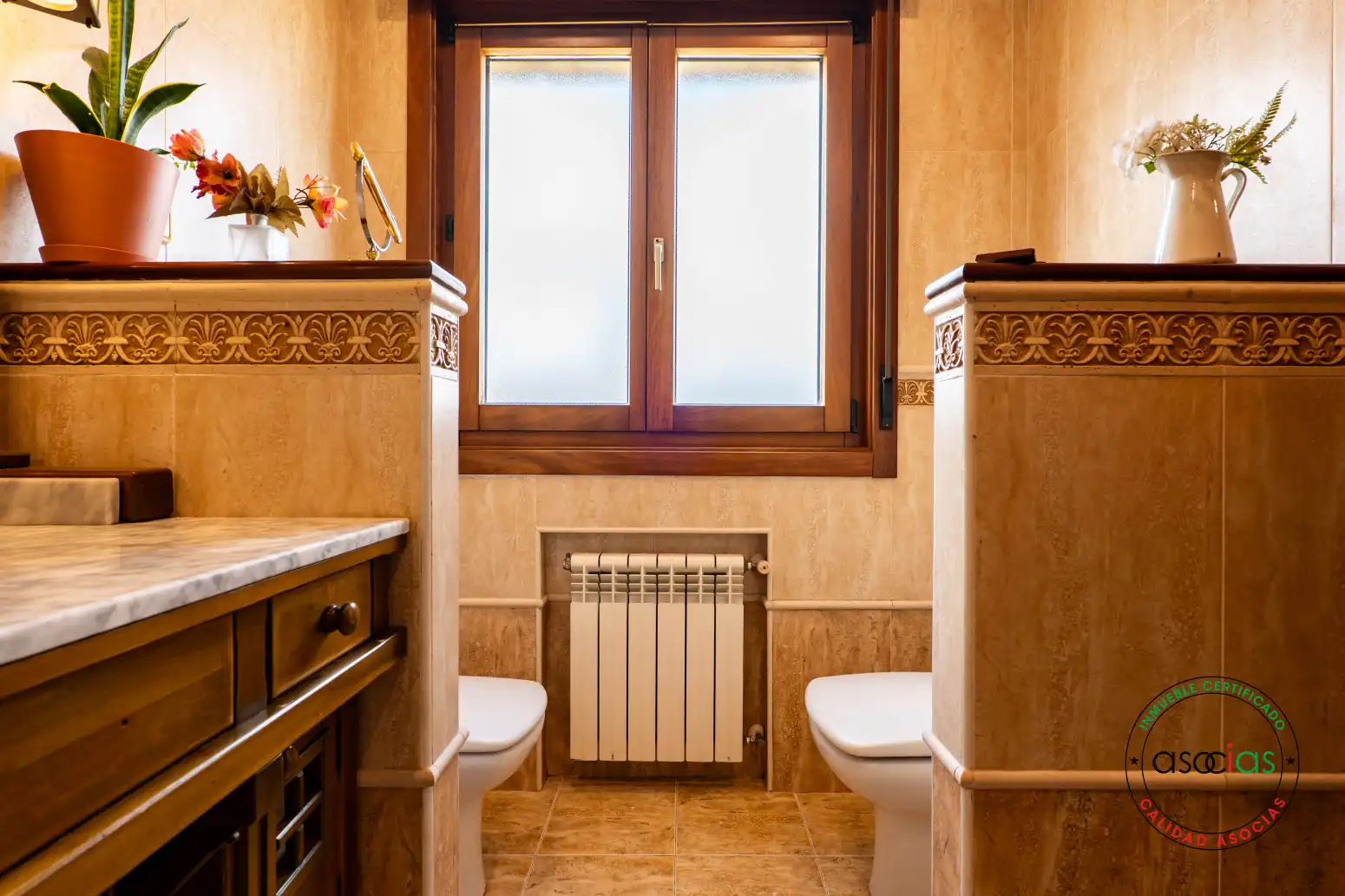 Baño de Casa o chalet en venta en Gijón  con Calefacción, Terraza y Trastero