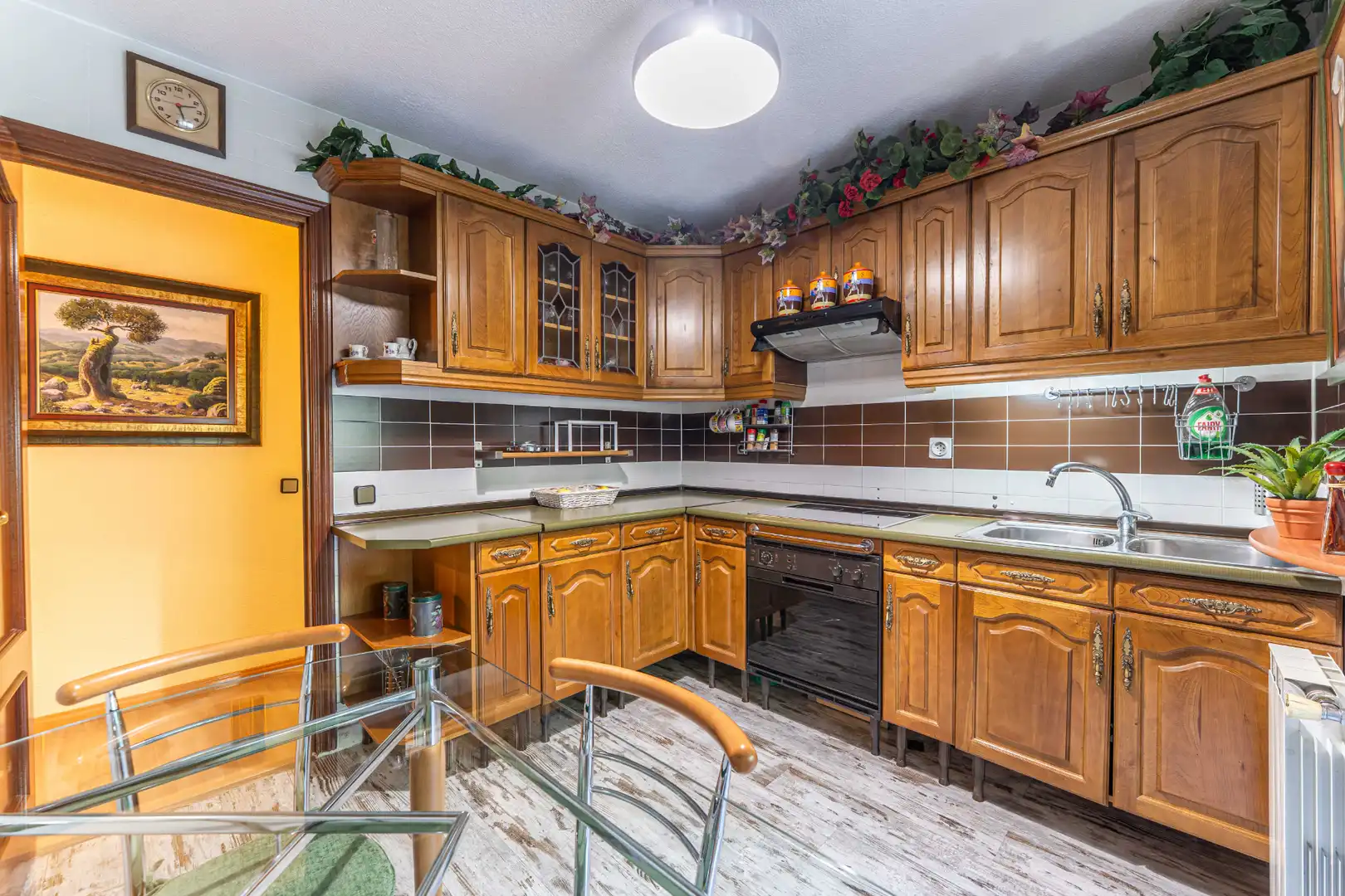 Kitchen of Flat for sale in Madrid  with Heating, Terrace and Furnished