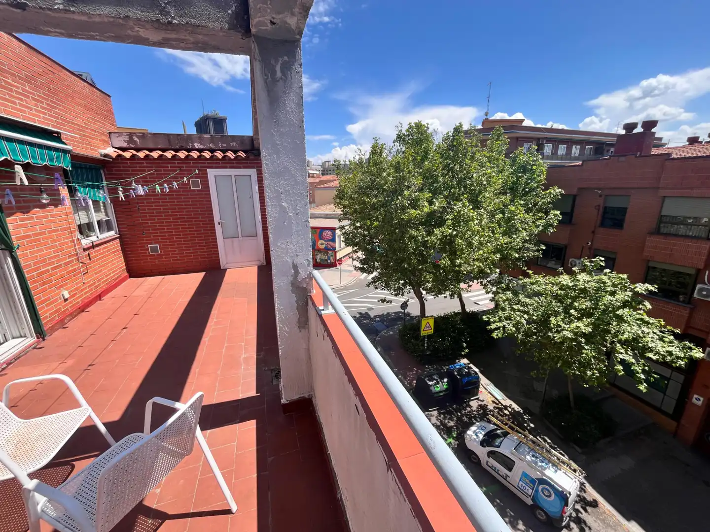 Exterior view of Flat for share in Madrid  with Heating, Terrace and Furnished