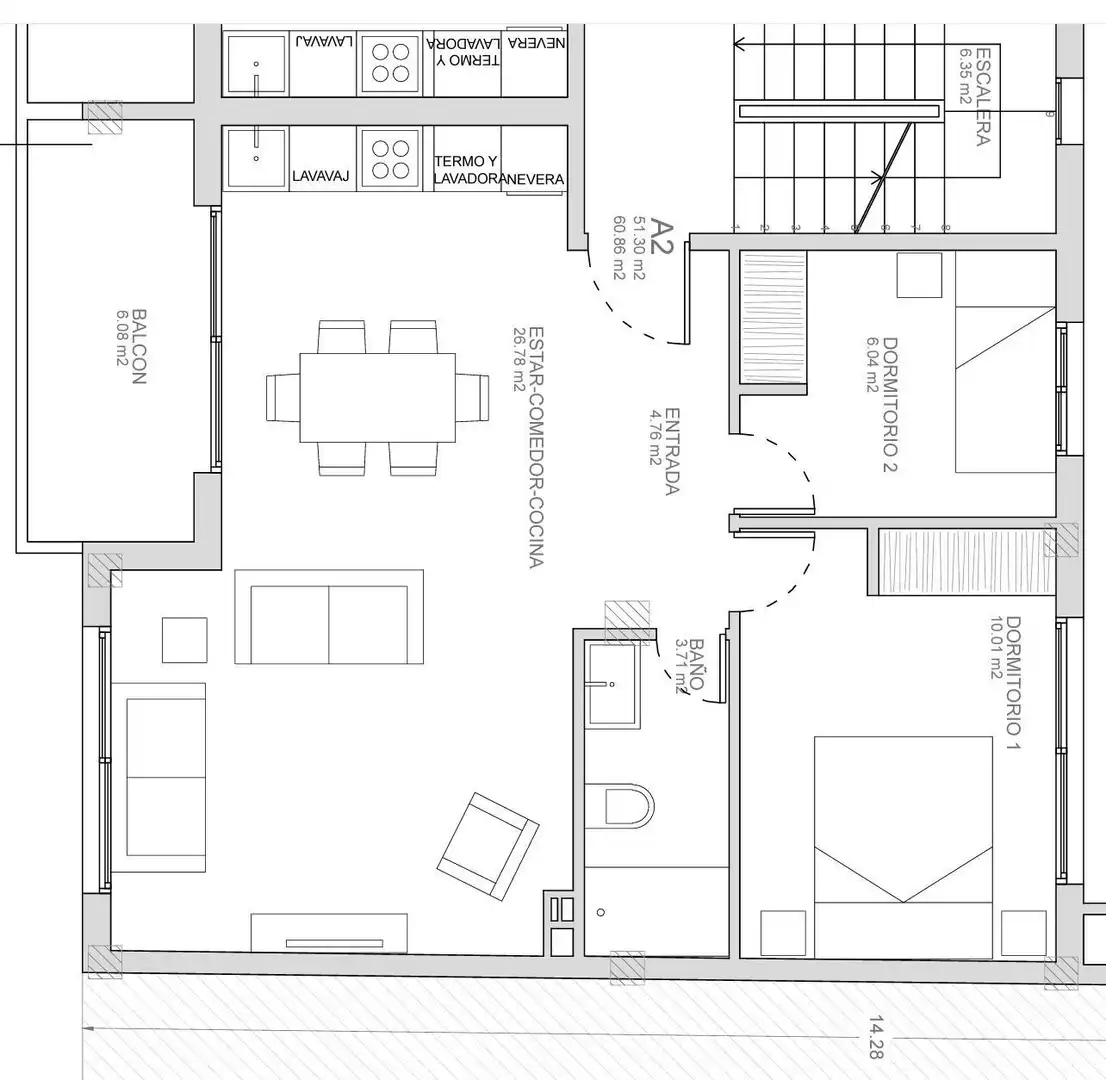 Piso en venta en Coslada con Aire acondicionado, Calefacción y Balcón