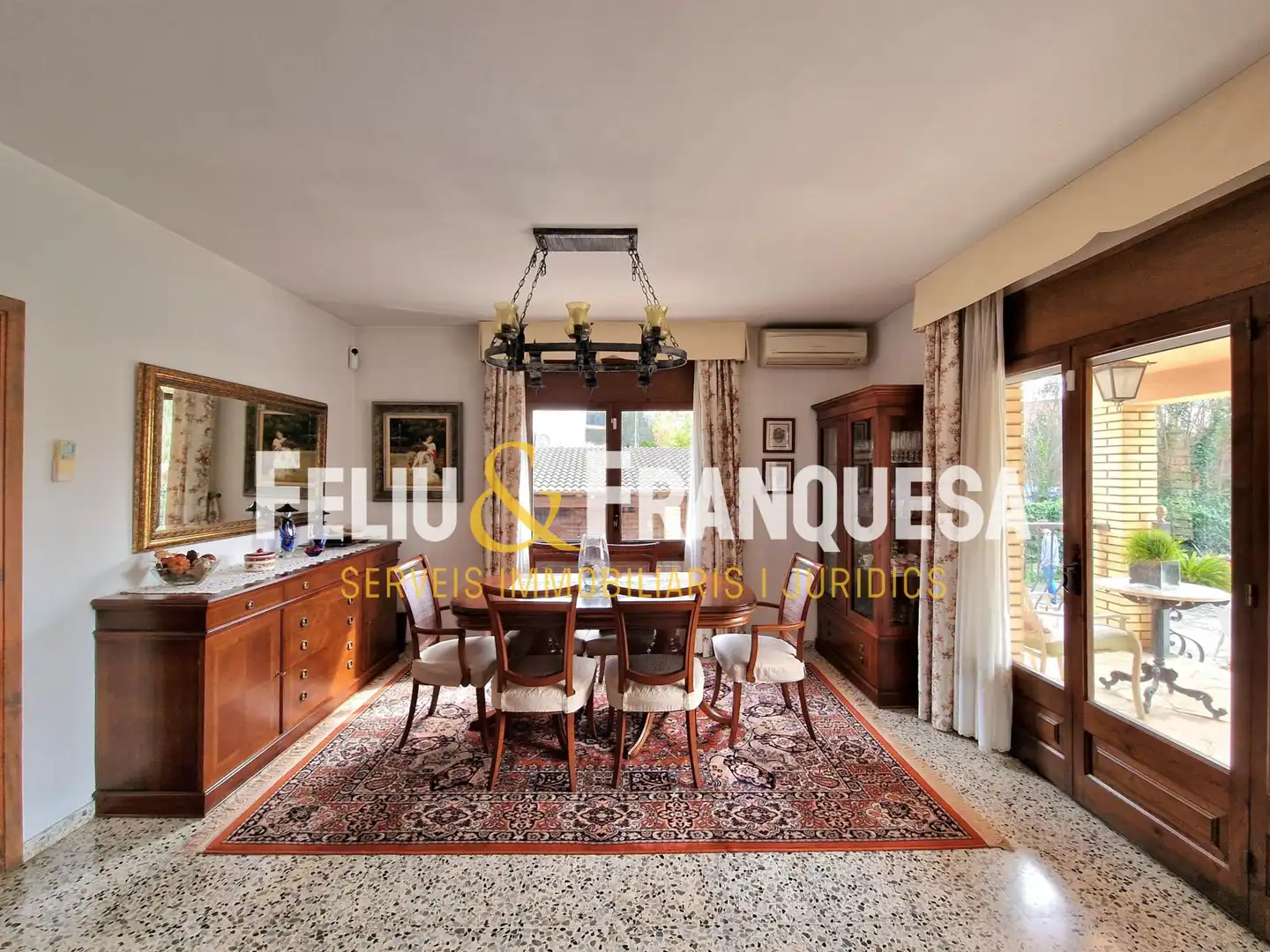 Dining room of Houses for sale in Sant Cugat del Vallès  with Heating, Private garden and Terrace