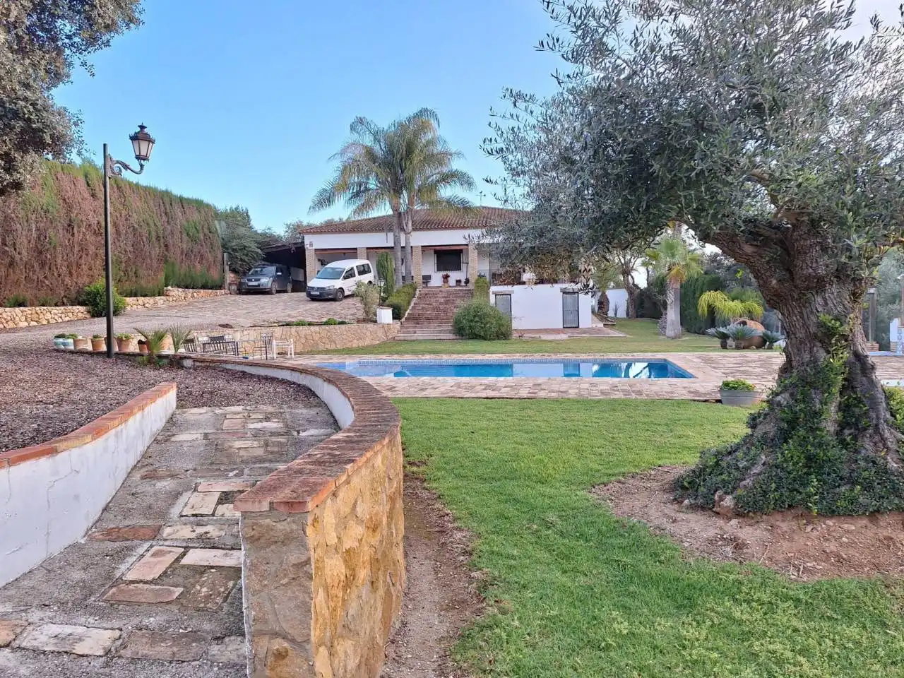 Jardí de Casa o xalet en venda en Hornachuelos amb Jardí privat, Terrassa i Piscina