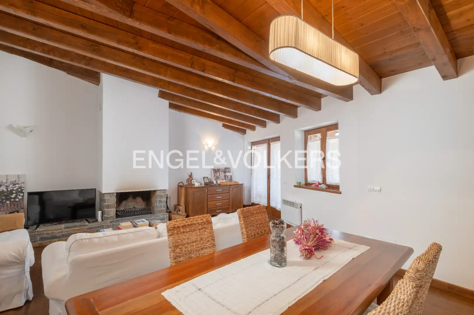 Dining room of Detached homes for sale in Prullans  with Heating, Parquet flooring and Terrace