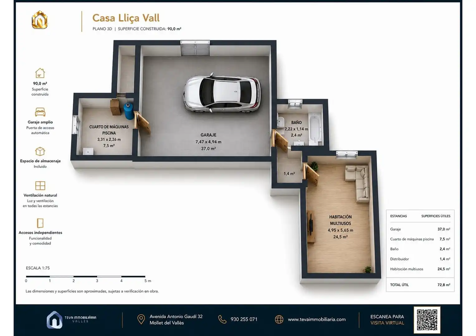 Casa con piscina in vendita a Lliçà de Vall, imagen 22