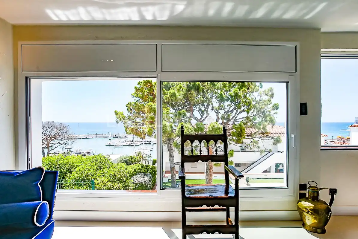 Schlafzimmer von Wohnung zur Miete in Sitges mit Klimaanlage, Heizung und Schwimmbad