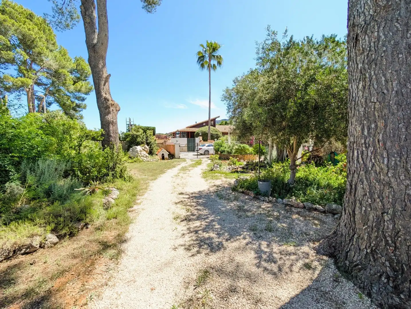 Vista exterior de Casa o xalet en venda en Gandia amb Aire condicionat, Jardí privat i Terrassa