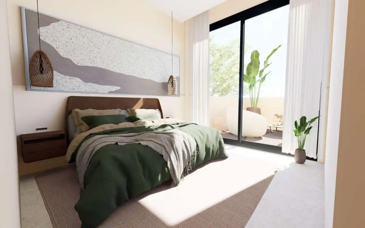Bedroom of Flat for sale in El Campello  with Heating, Storage room and Community pool
