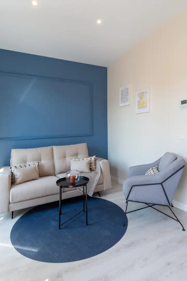 Living room of Study for rent in Madrid  with Air Conditioner, Heating and Furnished