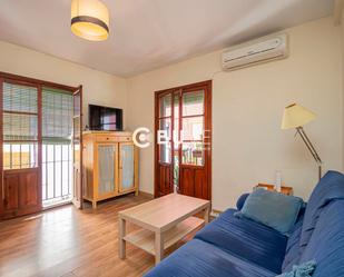 Living room of Flat for sale in  Sevilla Capital  with Air Conditioner, Terrace and Furnished