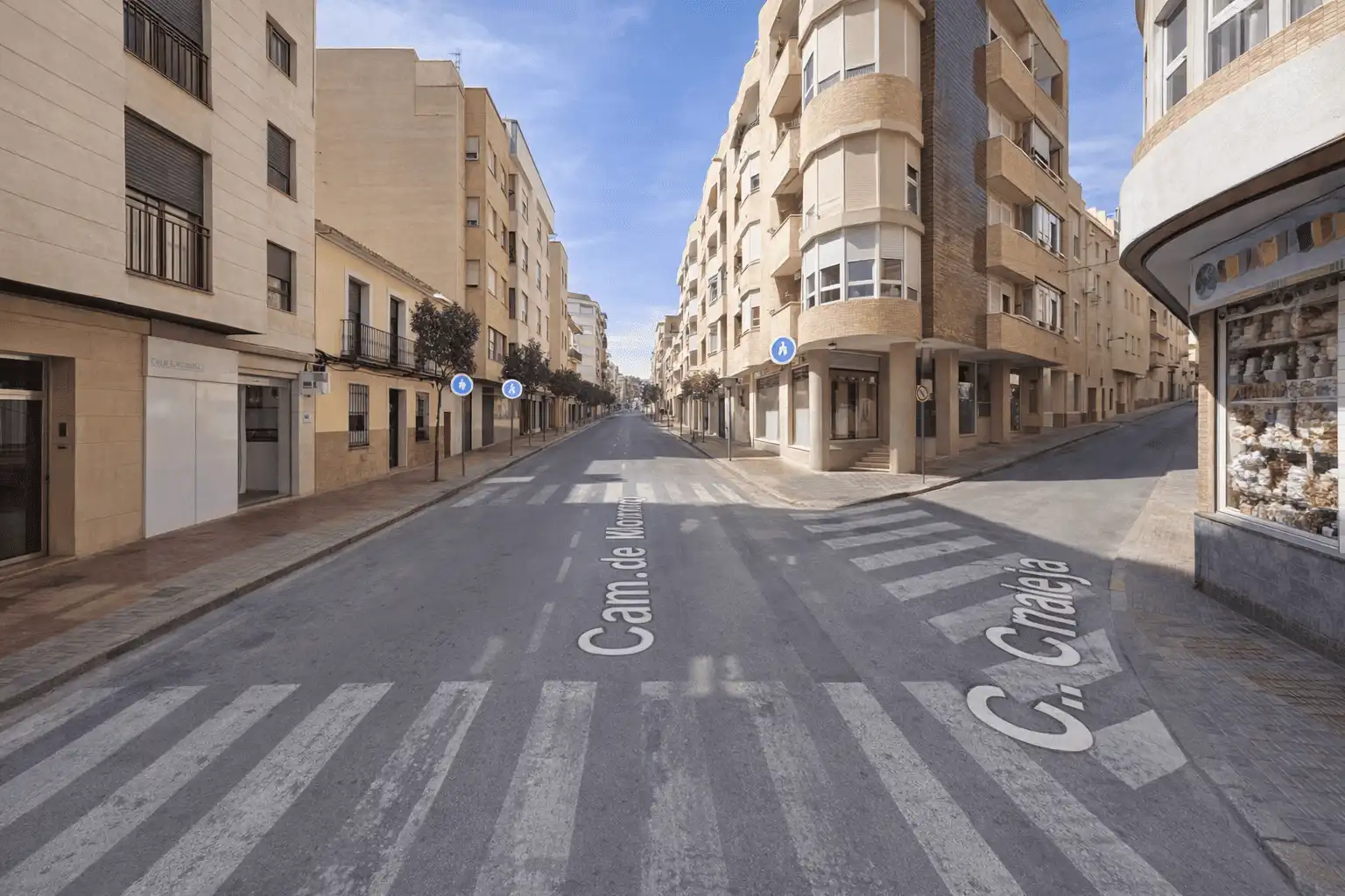 Vista exterior de Piso en venta en Cieza con Aire acondicionado
