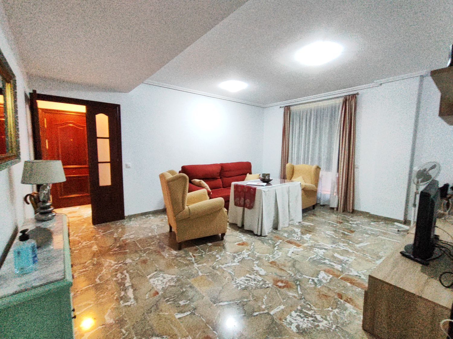 Living room of Flat to rent in  Huelva Capital  with Furnished and Balcony
